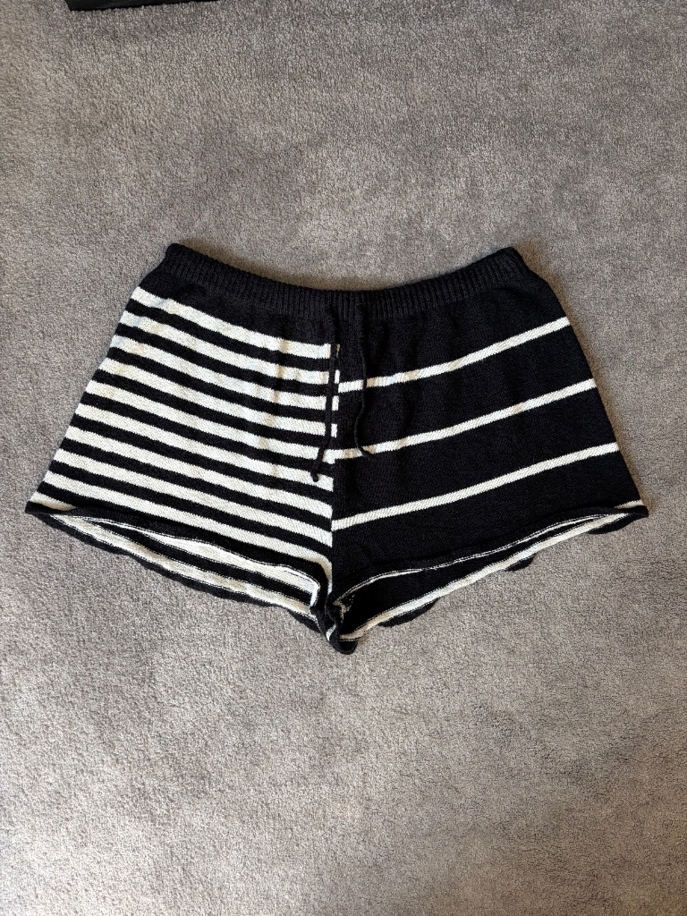 American Eagle striped sweater shorts